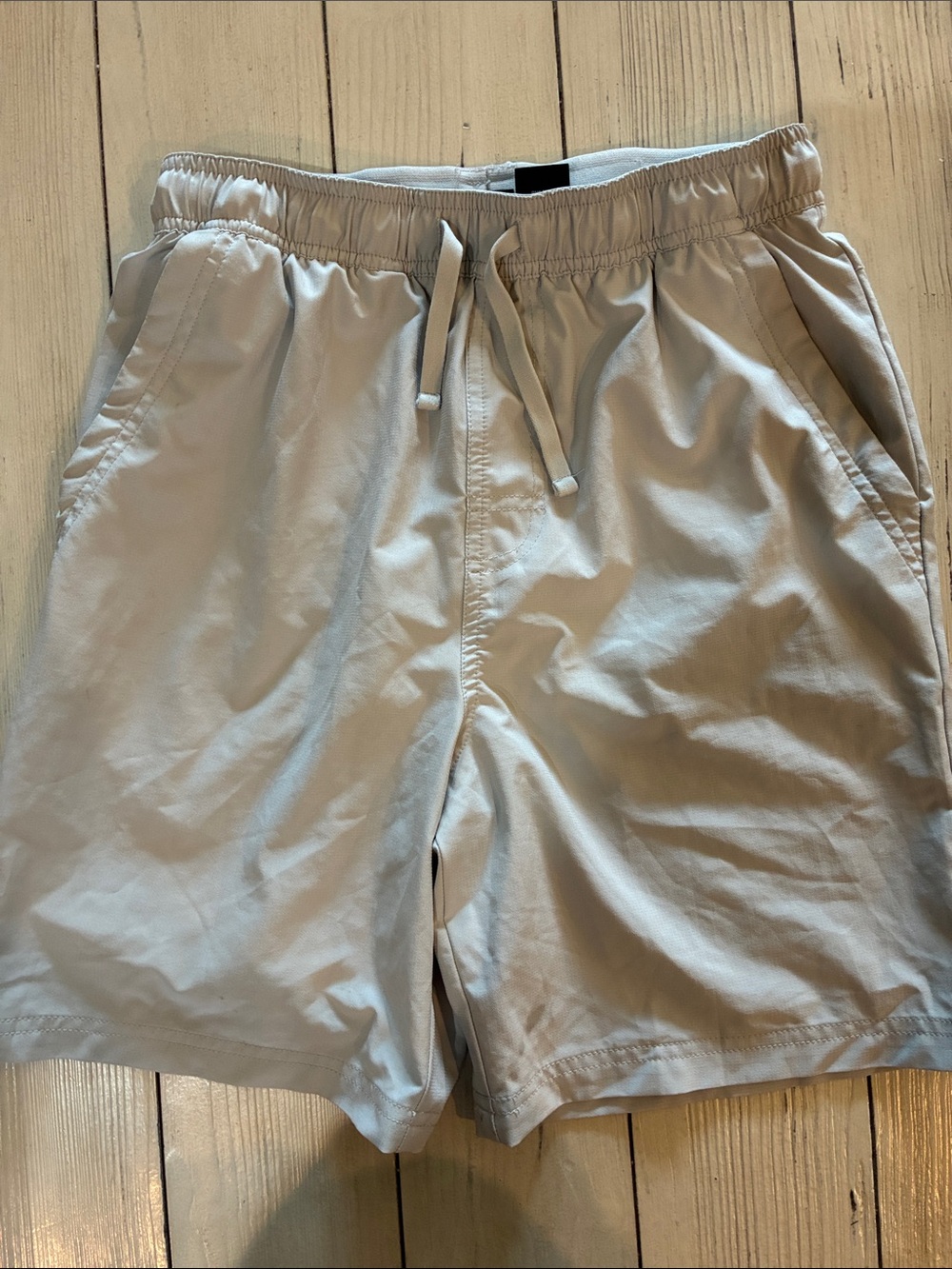 Kids  Lightweight Drawstring Shorts - Stone